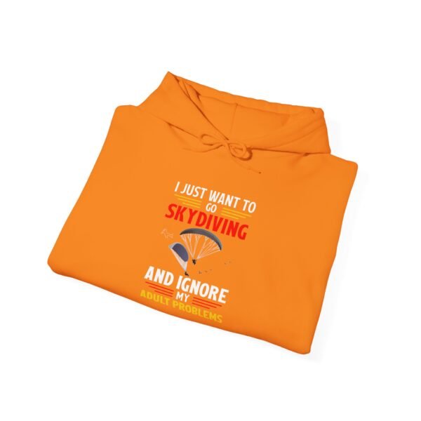 I Just Want To Go Skydiving Hoodie - Image 4
