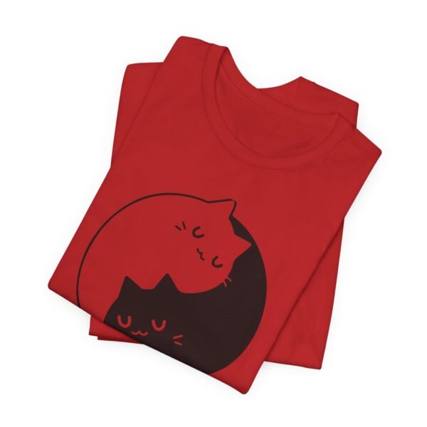 Yin Yang Cats Short Sleeve Tee - Image 18