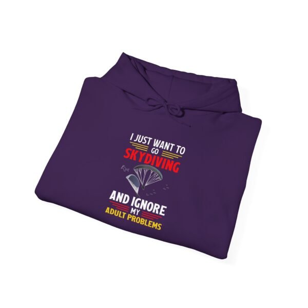I Just Want To Go Skydiving Hoodie - Image 12