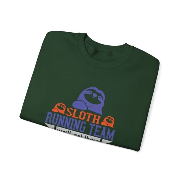 Sloth Runing Team Crewneck Sweatshirt - Image 6