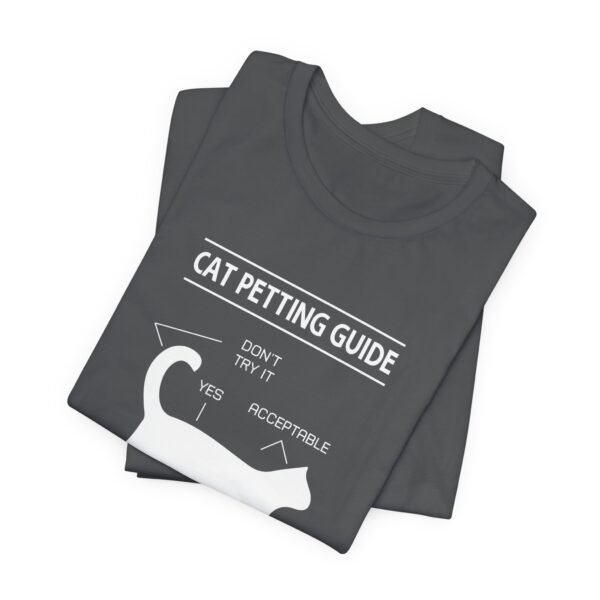 Cat Petting Guide Short Sleeve Tee - Image 3