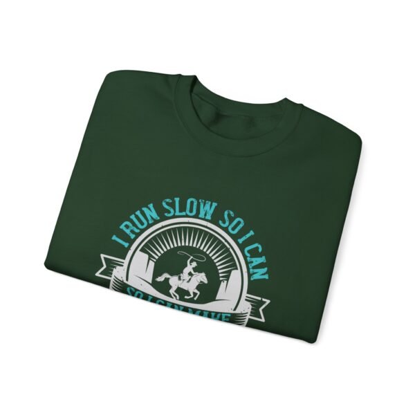 I Run Slow Crewneck Sweatshirt - Image 3