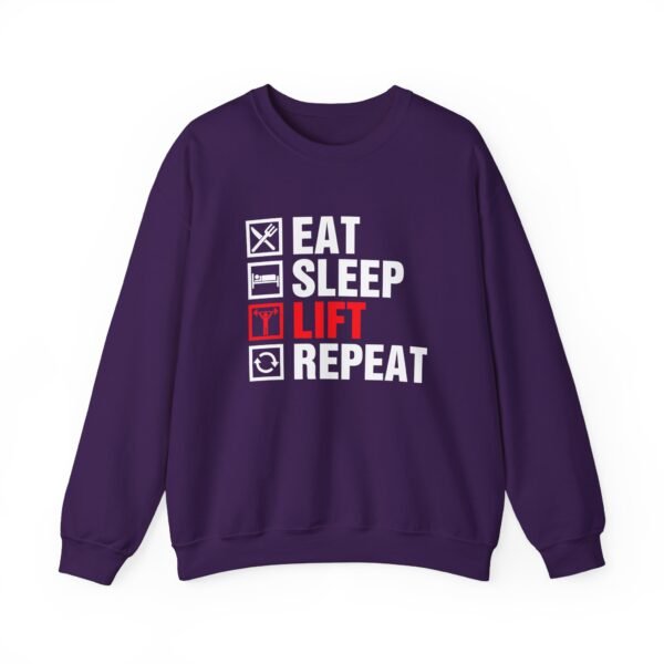 Eat Sleep Lift Repeat Sweatshirt - Image 7