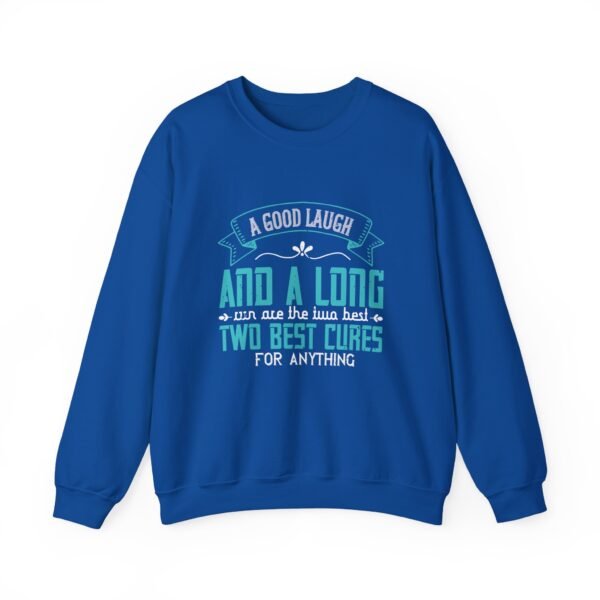 A Good Laugh & Long Run Sweatshirt - Image 10