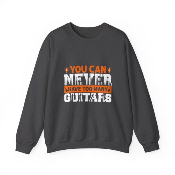 Too Many Guitars Crewneck Sweatshirt