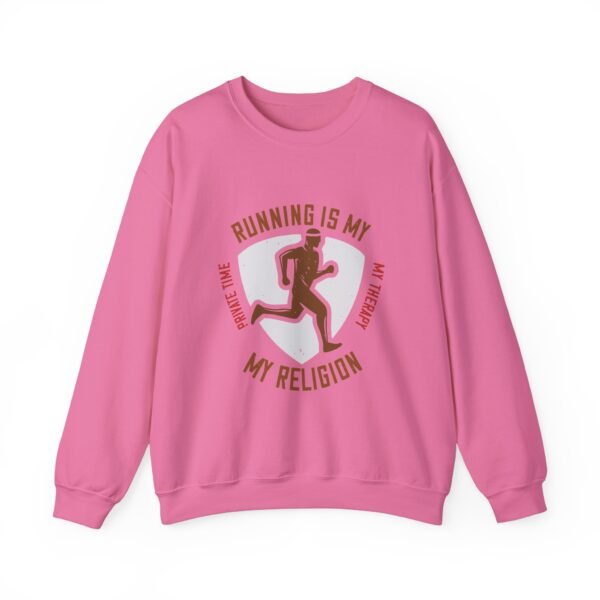 Running is My Religion Crewneck Sweatshirt - Image 4