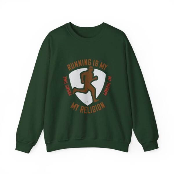 Running is My Religion Crewneck Sweatshirt - Image 7