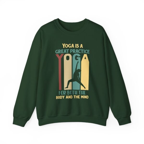 Yoga is For The Body and Mind Crewneck Sweatshirt