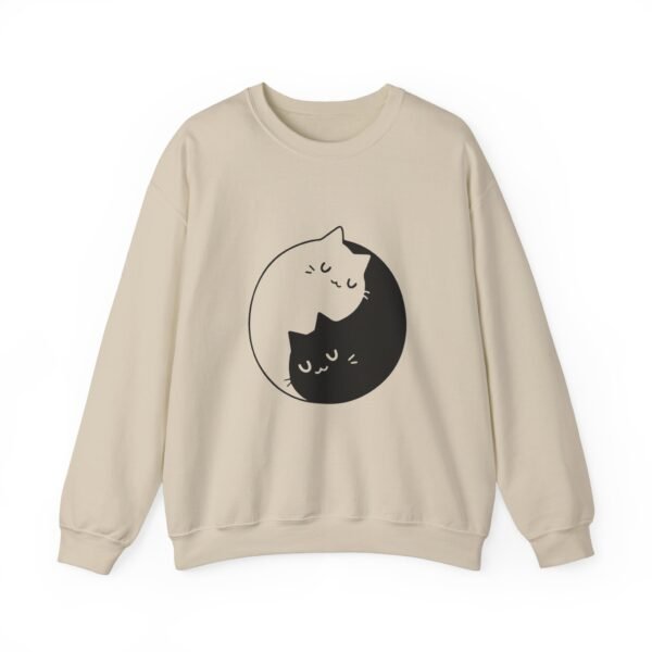 Yin Yang Cats Crewneck Sweatshirt - Image 21