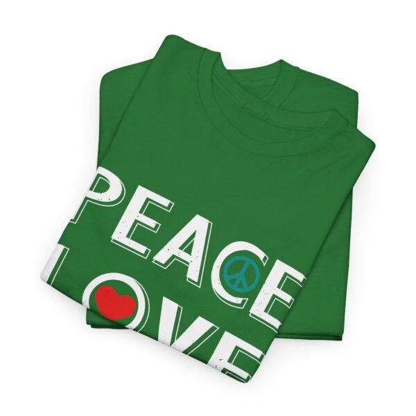 Peace Love Yoga Cotton Tee - Image 23