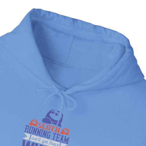 Sloth Running Team Hooded Sweatshirt - Image 5