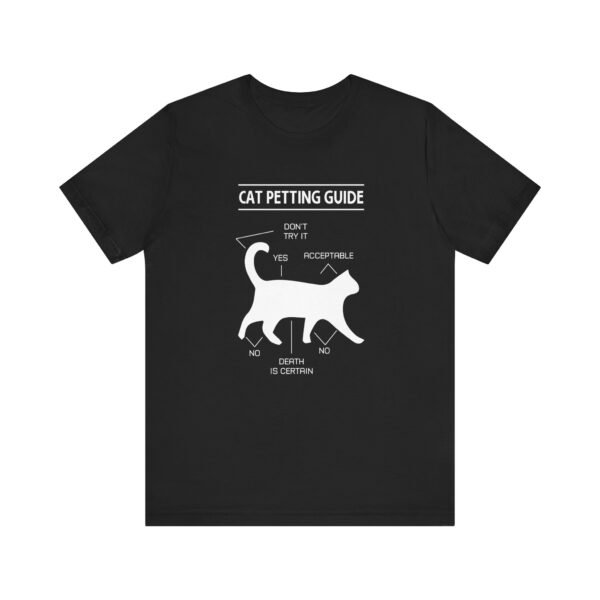 Cat Petting Guide Short Sleeve Tee - Image 6