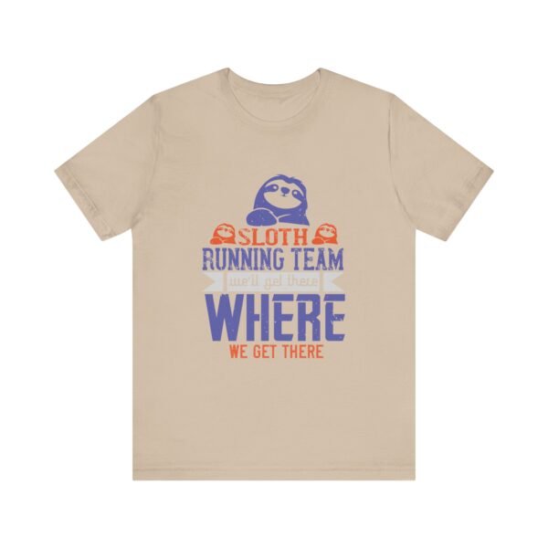 Sloth Running Team Short Sleeve T Shirt - Image 21