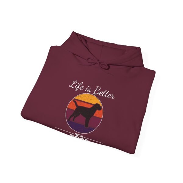 Life is Better with Dogs Hooded Sweatshirt - Image 8