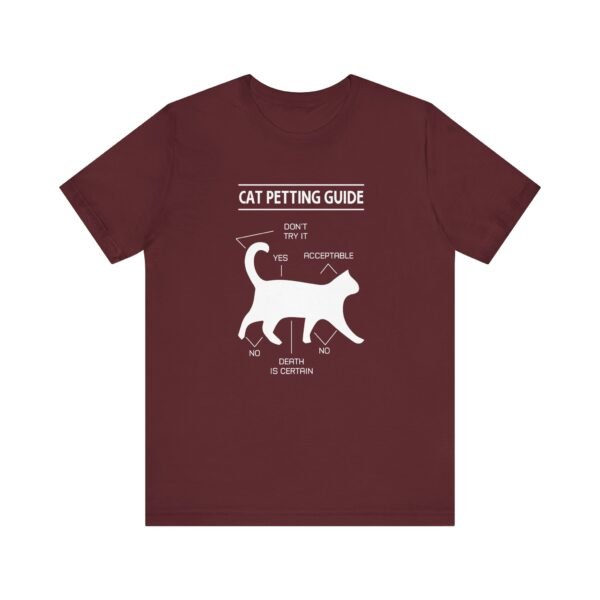 Cat Petting Guide Short Sleeve Tee - Image 26