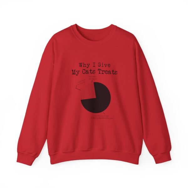 Why I Give My Cats Treats Crewneck Sweatshirt - Image 19