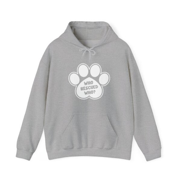 Who Rescured Who Hooded Sweatshirt - Image 13