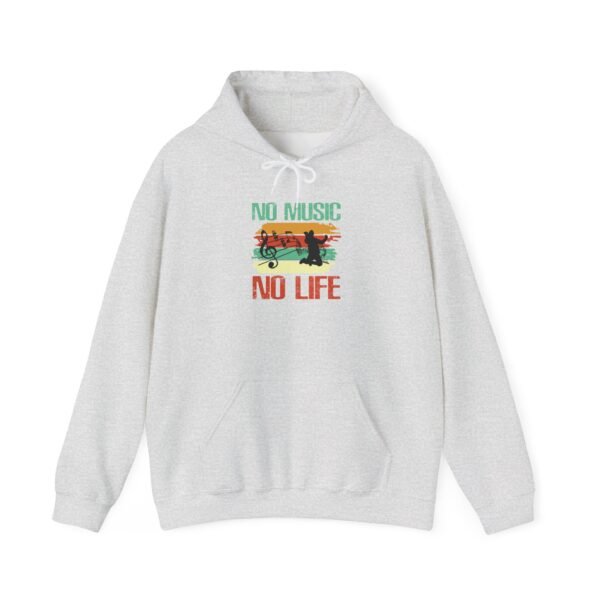 No Music No Life Hooded Sweatshirt - Image 26