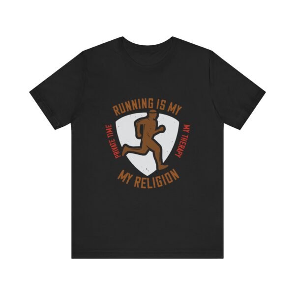 Running is my Religion Short Sleeve T Shirt - Image 5