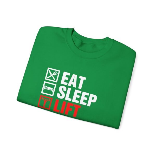 Eat Sleep Lift Repeat Sweatshirt - Image 3