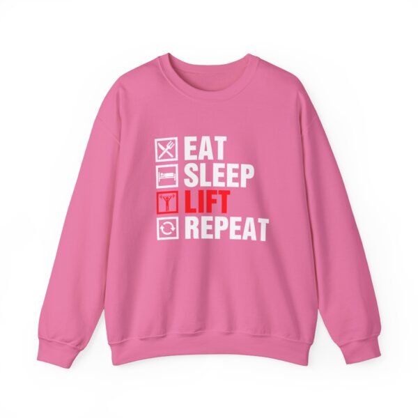 Eat Sleep Lift Repeat Sweatshirt - Image 10
