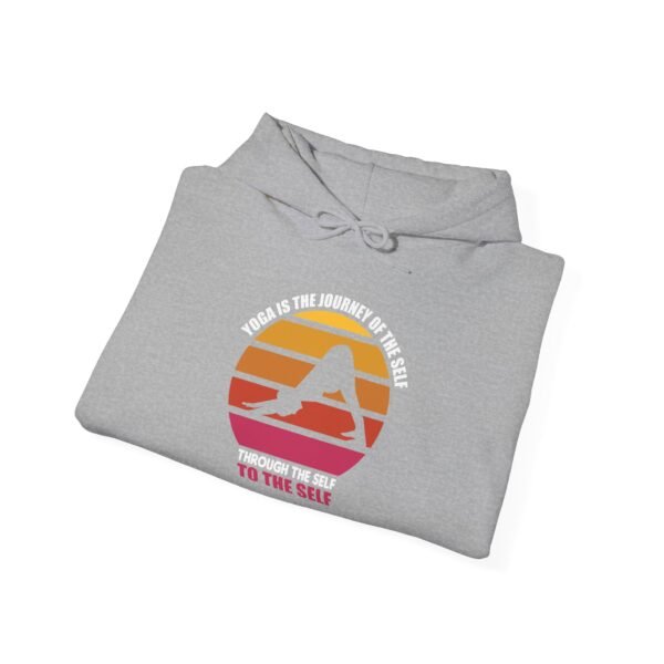 Yoga Is The Journey Of The Self Hoodie - Image 16