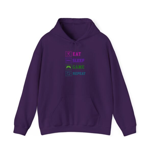 Eat Sleep Game Repeat Hoddie - Image 16