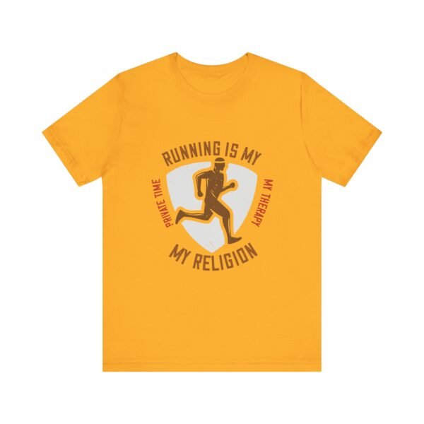 Running is my Religion Short Sleeve T Shirt - Image 15
