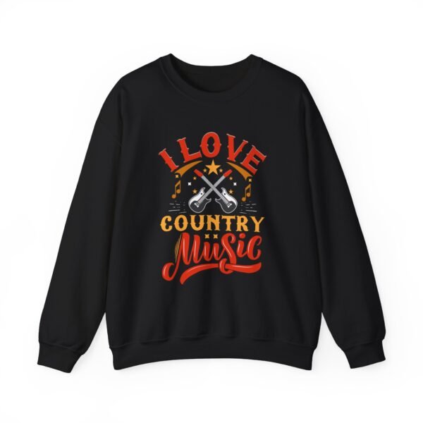 I Love Country Music Crewneck Sweatshirt - Image 7