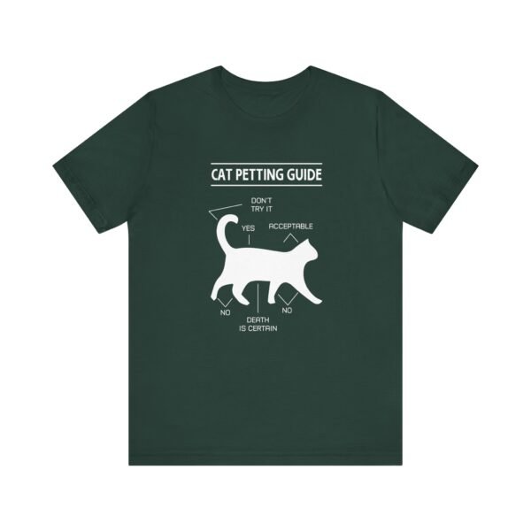 Cat Petting Guide Short Sleeve Tee - Image 16