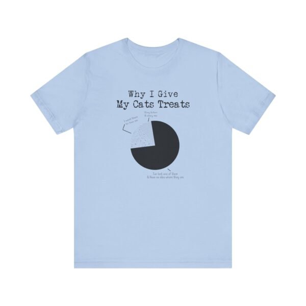 Why I Give My Cats Treats Short Sleeve Tee