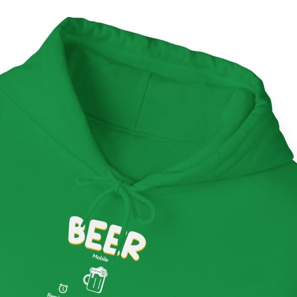 Beer Mobile Hooded Sweatshirt - Image 10