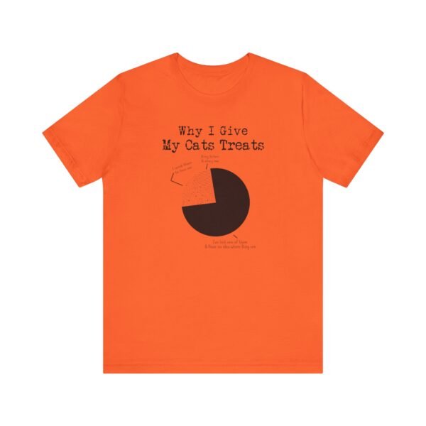 Why I Give My Cats Treats Short Sleeve Tee - Image 6