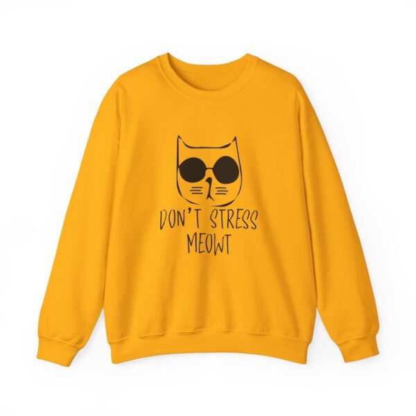 Don't Stress Meowt Crewneck Sweatshirt - Image 37