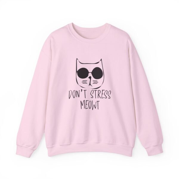 Don't Stress Meowt Crewneck Sweatshirt - Image 13