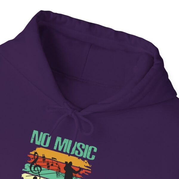 No Music No Life Hooded Sweatshirt - Image 10