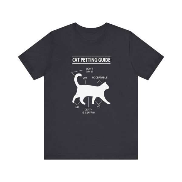 Cat Petting Guide Short Sleeve Tee - Image 11