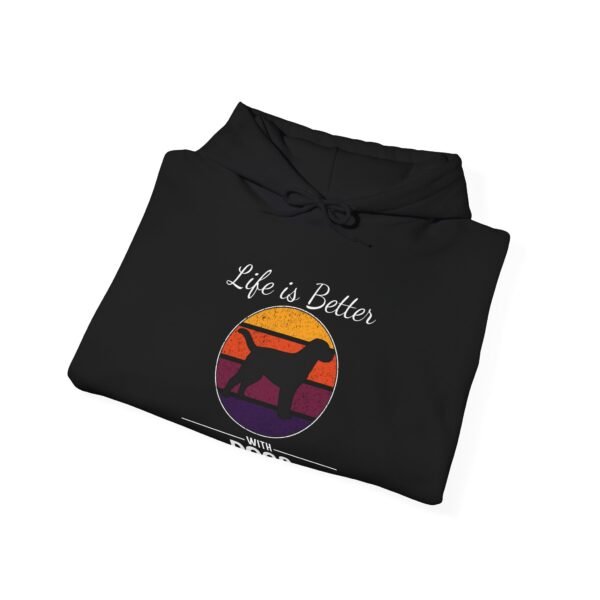 Life is Better with Dogs Hooded Sweatshirt - Image 16