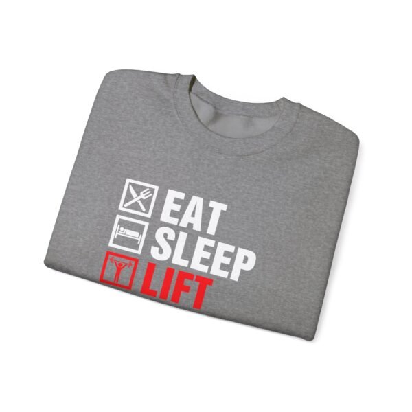Eat Sleep Lift Repeat Sweatshirt - Image 15