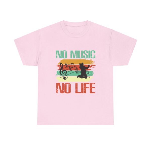 No Music No Life Heavy Cotton Tee - Image 26