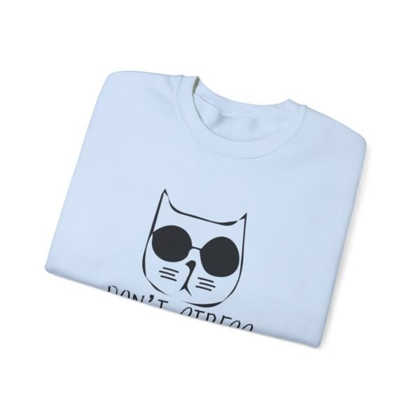 Don't Stress Meowt Crewneck Sweatshirt - Image 11