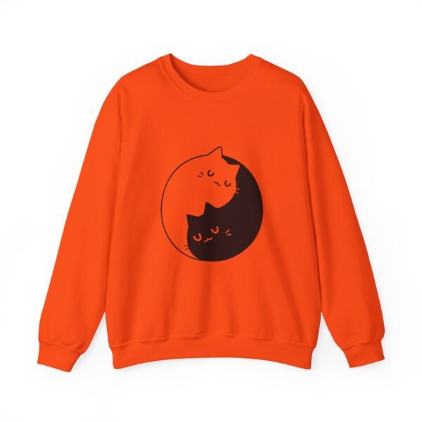 Yin Yang Cats Crewneck Sweatshirt - Image 13