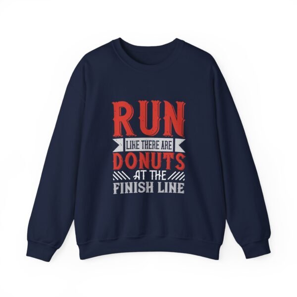 Run Like There Are Donuts Crewneck Sweatshirt - Image 13