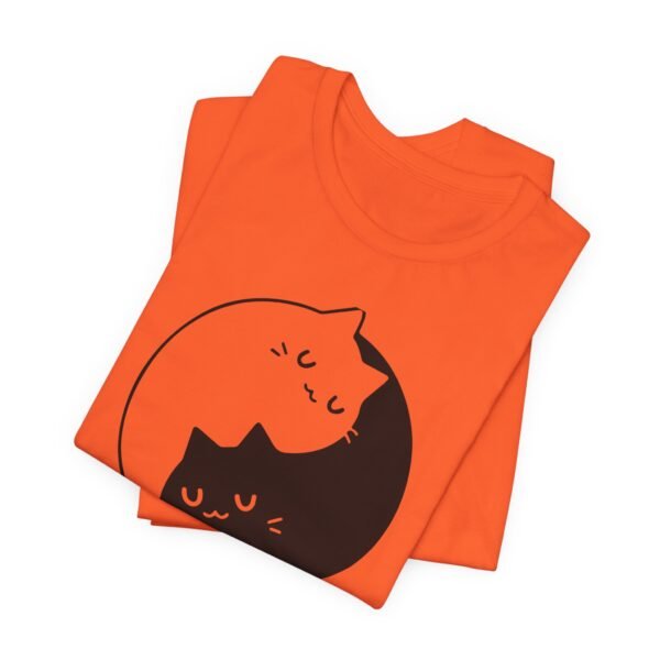 Yin Yang Cats Short Sleeve Tee - Image 8