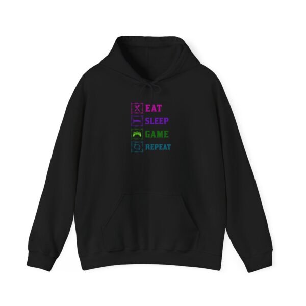Eat Sleep Game Repeat Hoddie - Image 21