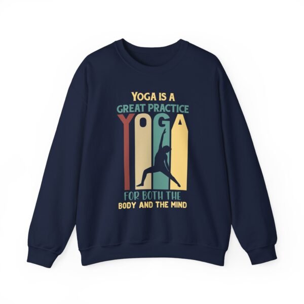 Yoga is For The Body and Mind Crewneck Sweatshirt - Image 10