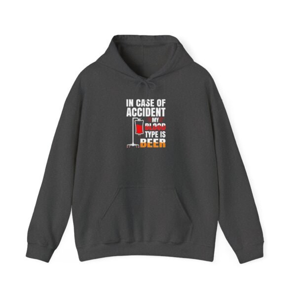 In Case of Accident Beer Hooded Sweatshirt