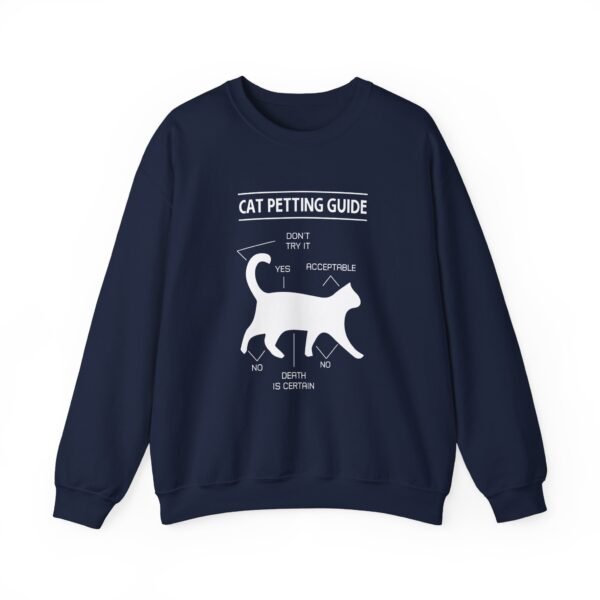 Cat Petting Guide Crewneck Sweatshirt - Image 13