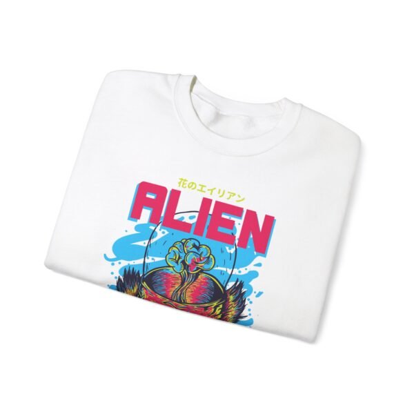 Alien Graphic Retro Vibe Sweatshirt - Image 6