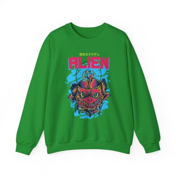 Alien Graphic Retro Vibe Sweatshirt - Image 10
